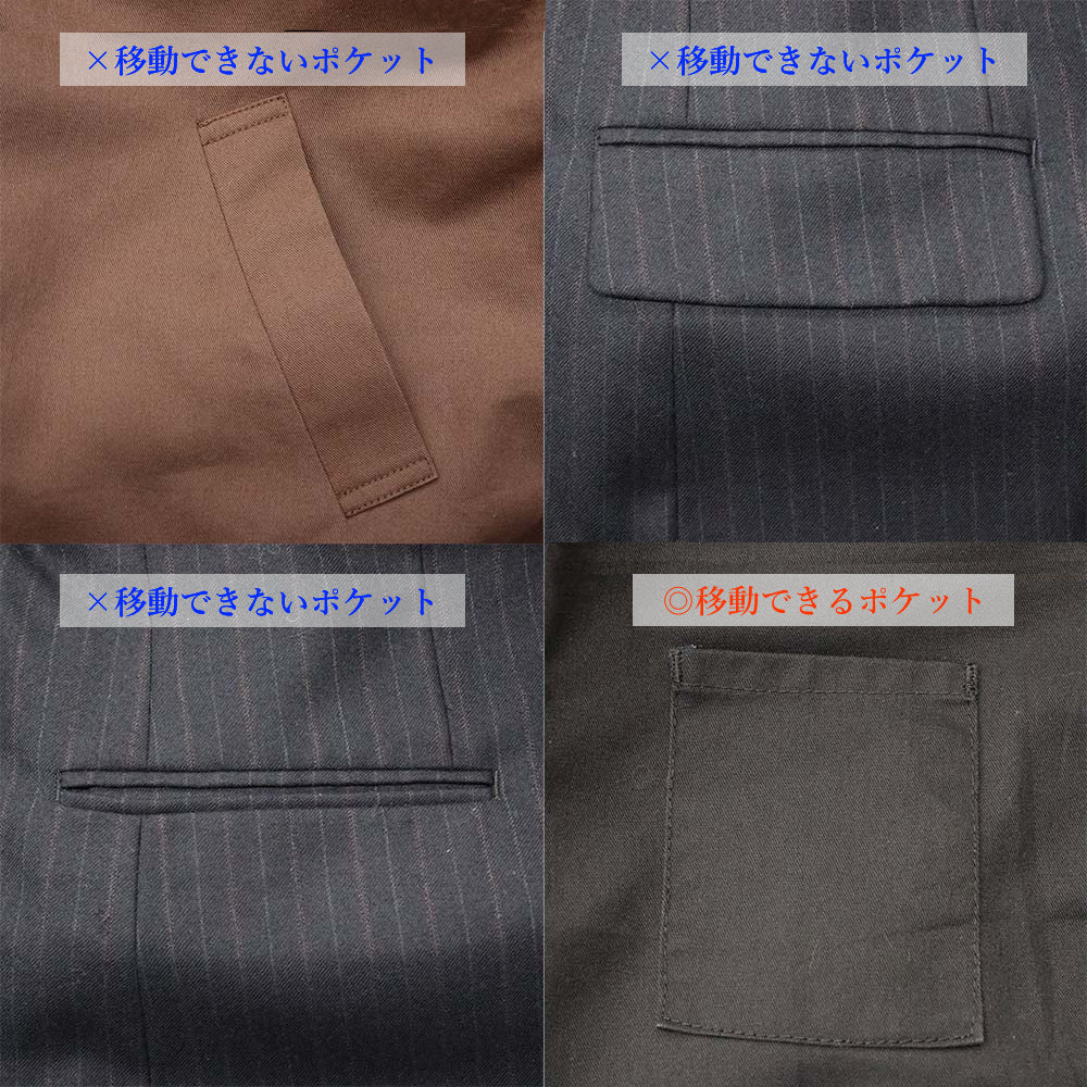 ポケットについて
